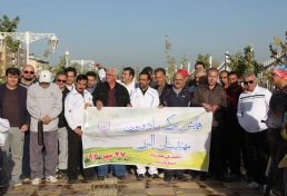 گردهمایی پیاده روی مهندسین البرز با شعار جامعه سالم، هوای پاک و حفظ باغ سیب برگزار گردید