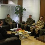 دیدار مسئولان مهندسی ساختمان و تاسیسات ارتش با رئیس سازمان