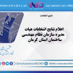 اعلام نتایج انتخابات هیات مدیره سازمان نظام مهندسی ساختمان استان کرمان