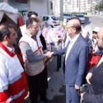بازدید استاندار قزوین از پایگاه‌ های جمع آوری کمک‌ های مردمی به سیل زدگان