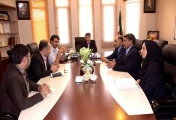 برگزاری نشست بین مدیر شعب بانک مسکن استان یزد و رئیس سازمان