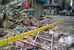 بررسی ریزش ساختمان‌ های مجاور پروژه گود برداری شده محله فلاح شهر تهران
