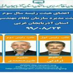 نتایج انتخابات هیات رئیسه جدید نظام مهندسی ساختمان استان آذربایجان غربی