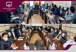 جلسه مشترک رئیس و مسئولین فنی مجموعه کوثر با سازمان نظام مهندسی ساختمان استان یزد
