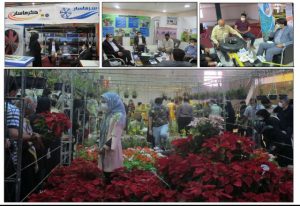 بازدید رییس و معاونان نظام مهندسی کشاورزی یزد از نمایشگاه گل و گیاه