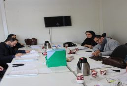 جلسه کارگروه سنجش به منظور بررسی پروندهای داوطلبین گروه تخصصی برق استان تهران