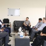 دیدار علیرضا معتمدنیا با سرپرست شعب بانک قرض‌الحسنه مهر ایران در استان