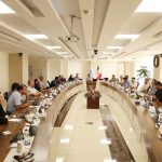 جلسه مشترک رئیس و اعضای هیئت‌رئیسه سازمان با مدیران و مسئولان واحدهای مختلف