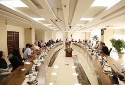 جلسه مشترک رئیس و اعضای هیئت‌رئیسه سازمان با مدیران و مسئولان واحدهای مختلف