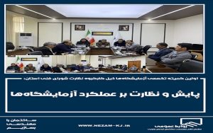 اولین جلسه کمیته تخصصی آزمایشگاه‌ها ذیل کارگروه نظارت شورای فنی استان خراسان جنوبی